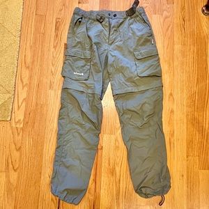 Vintage La Fuma convertible khaki hiking pants, womens size medium